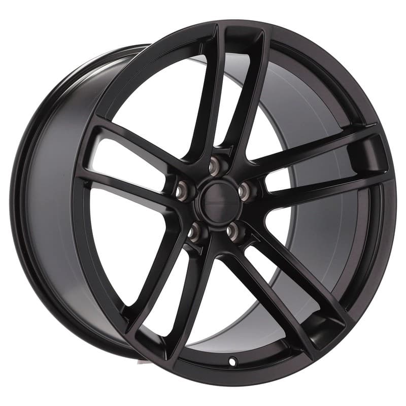 4 jantes 9.5 20 5x115 design dodge noir mat