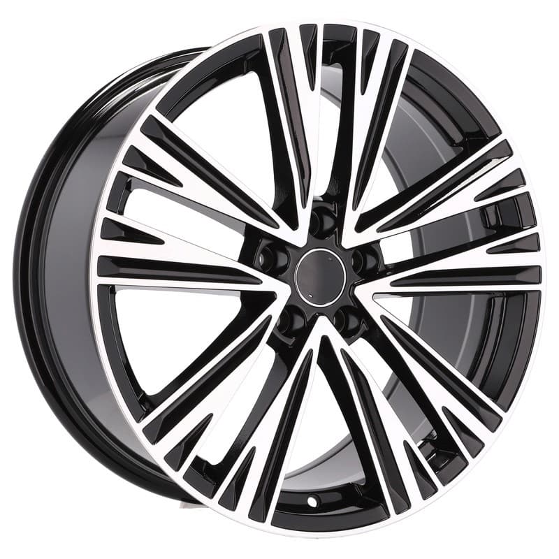 4 jantes 7.5 17 5x112 design audi noir brillant