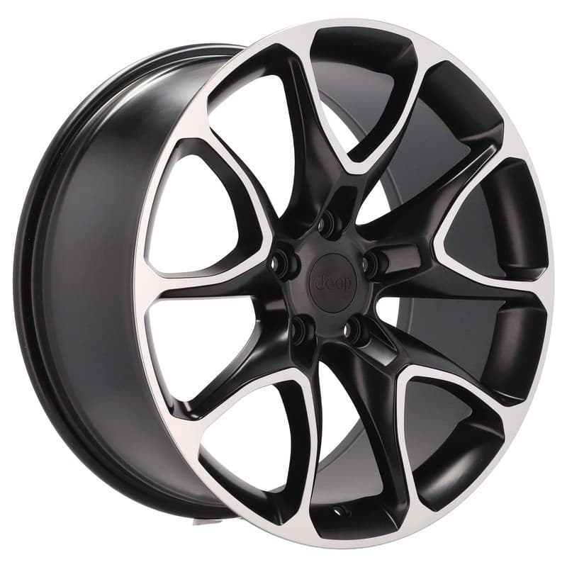 4 jantes 9.0 20 5x127 design jeep noir mat