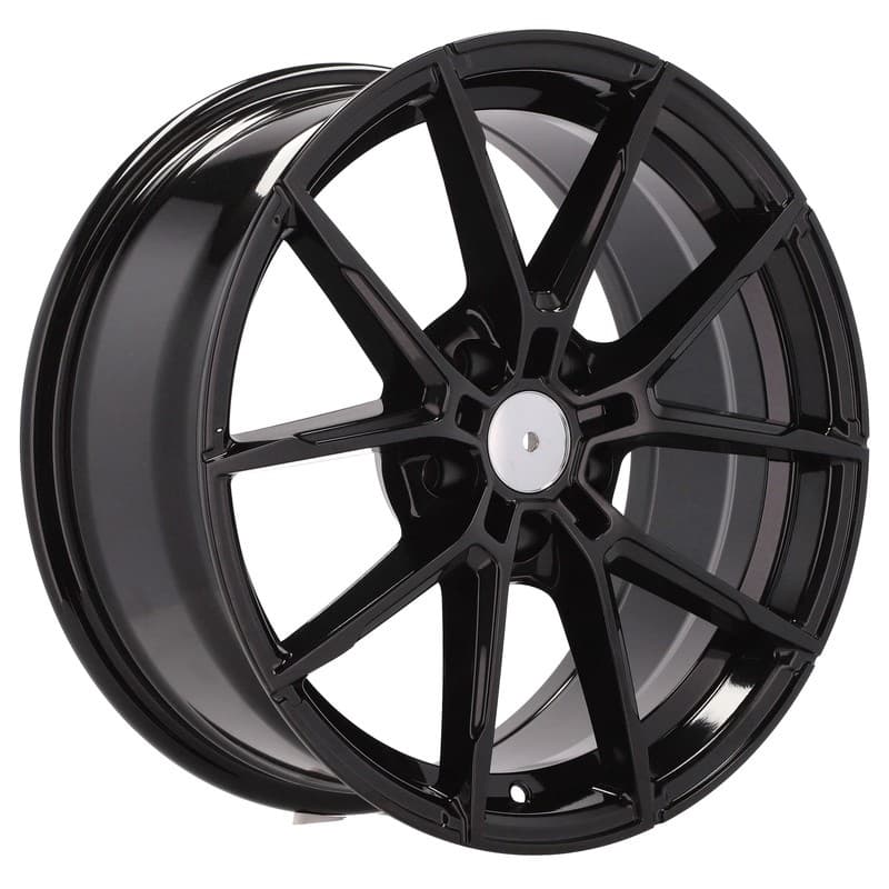 4 jantes 7.5 17 5x112 design bmw noir brillant