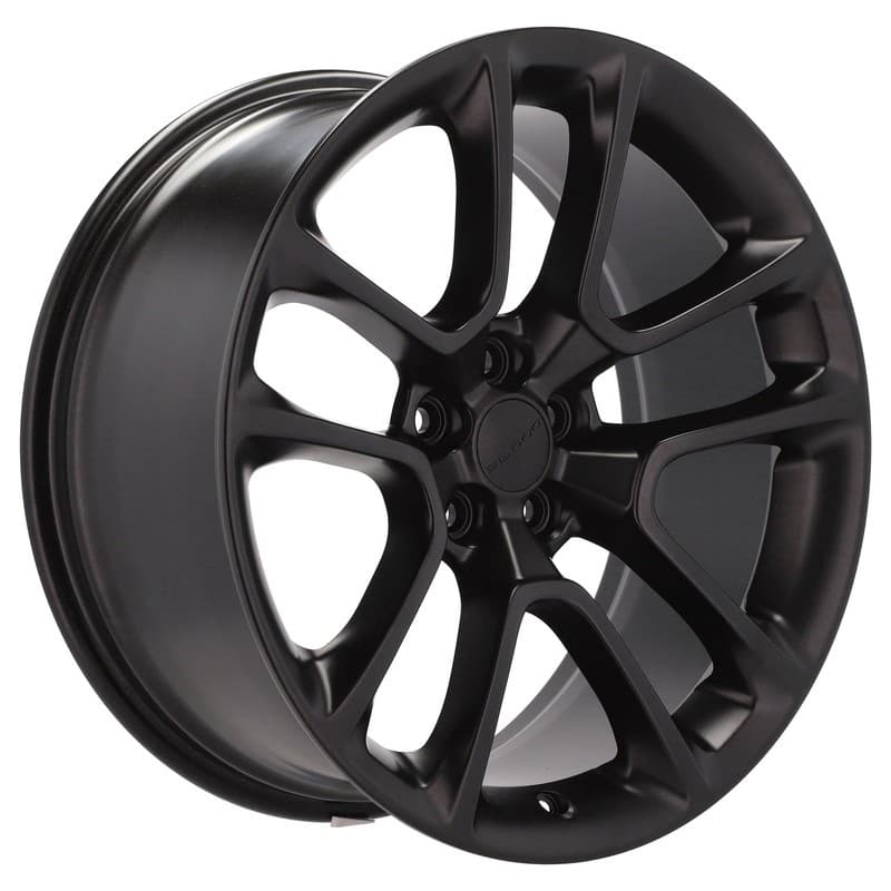 4 jantes 9.0 20 5x115 design dodge noir mat