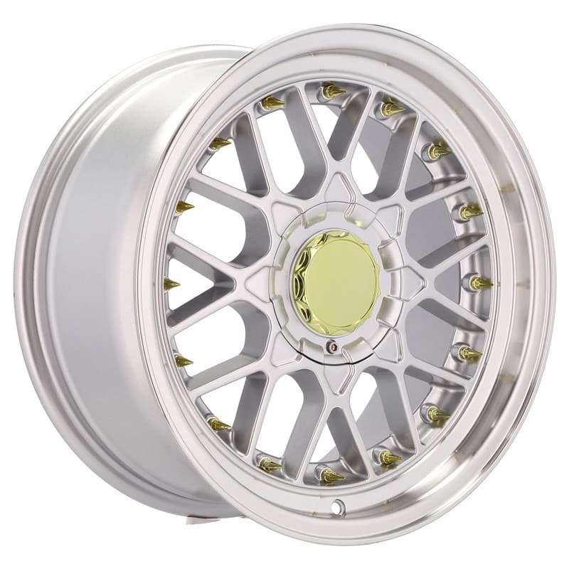 4 jantes 8.0 17 5x112 argent brillant