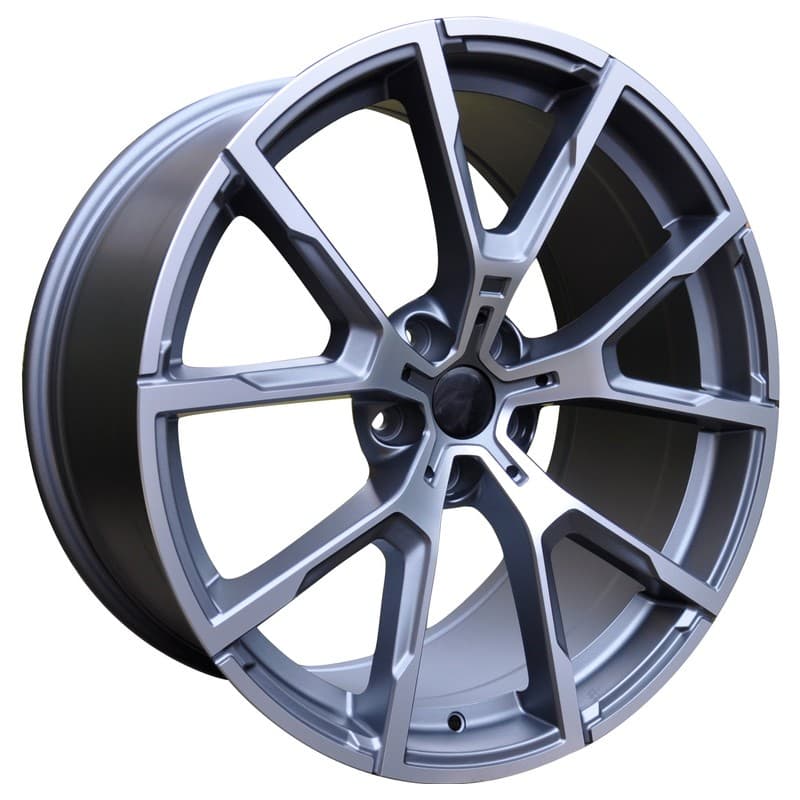 4 jantes 7.5 17 5x112 design bmw gris brillant