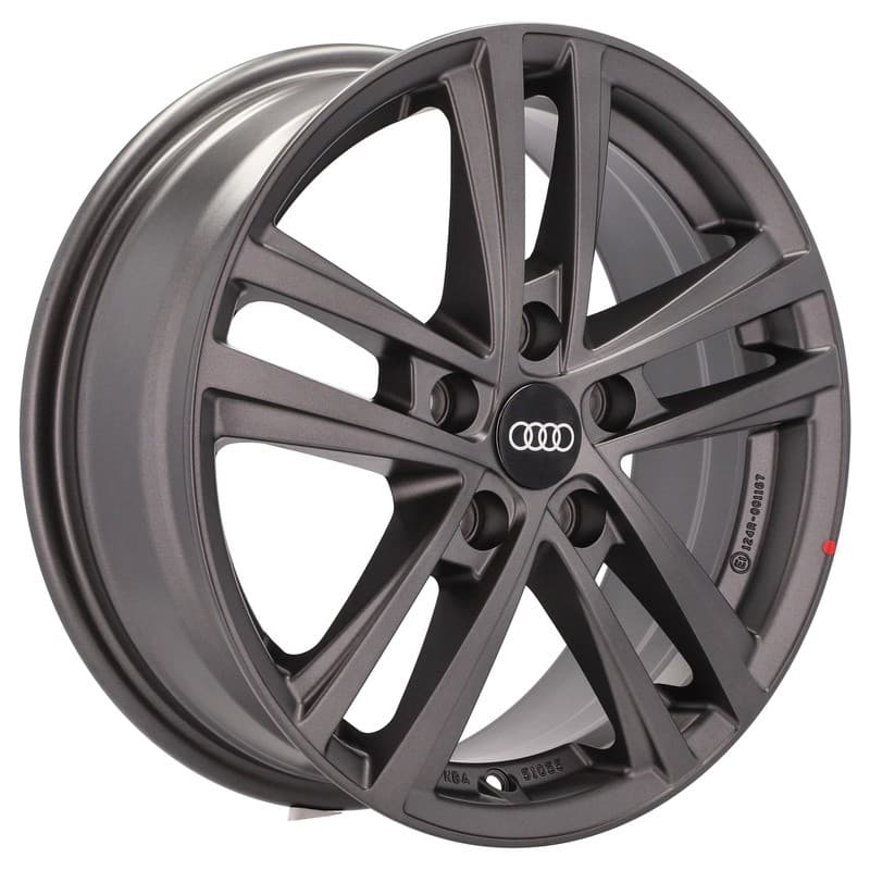 4 jantes 6.0 16 5x112 gris mat