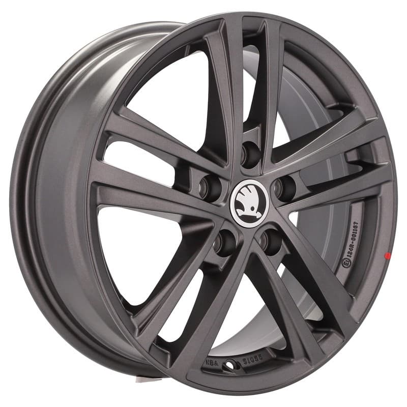 4 jantes 6.0 16 5x112 gris mat