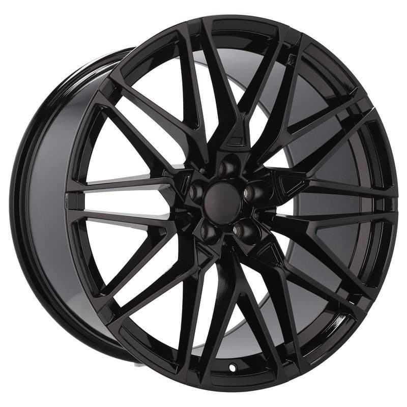 4 jantes 9.5 21 5x112 design bmw noir brillant