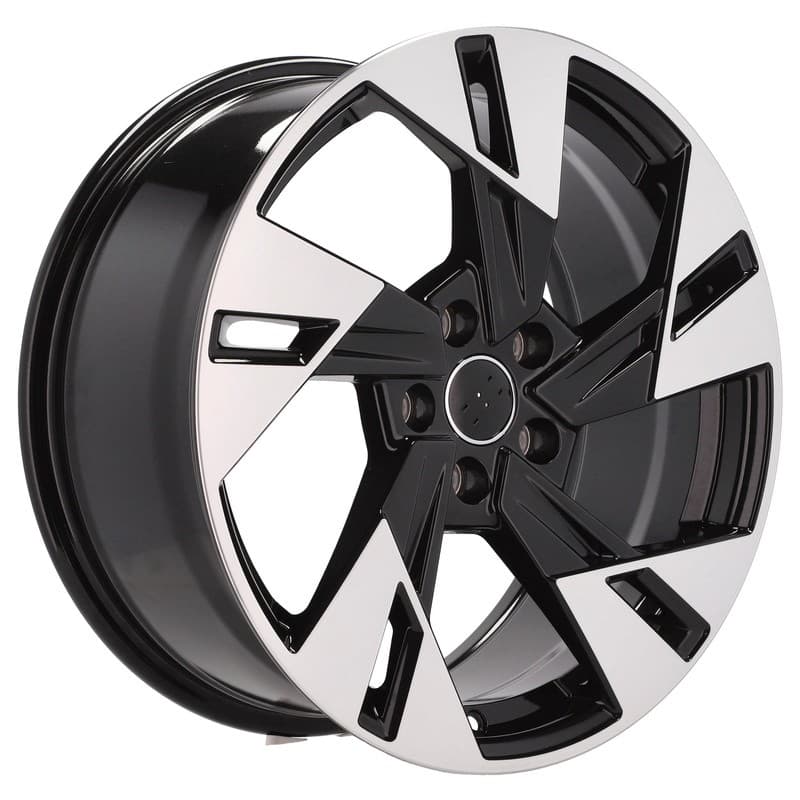 4 jantes 8.0 18 5x112 design audi noir brillant