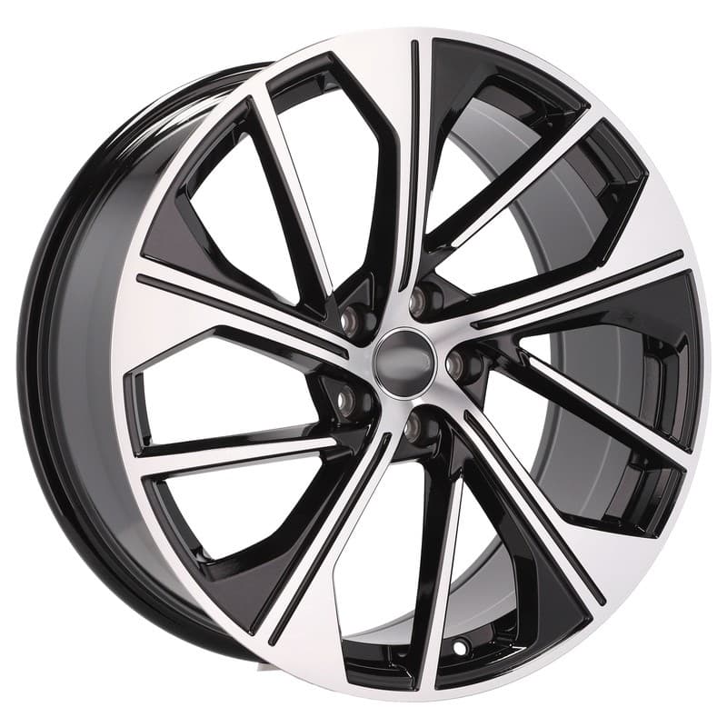 4 jantes 8.0 18 5x112 design audi noir brillant