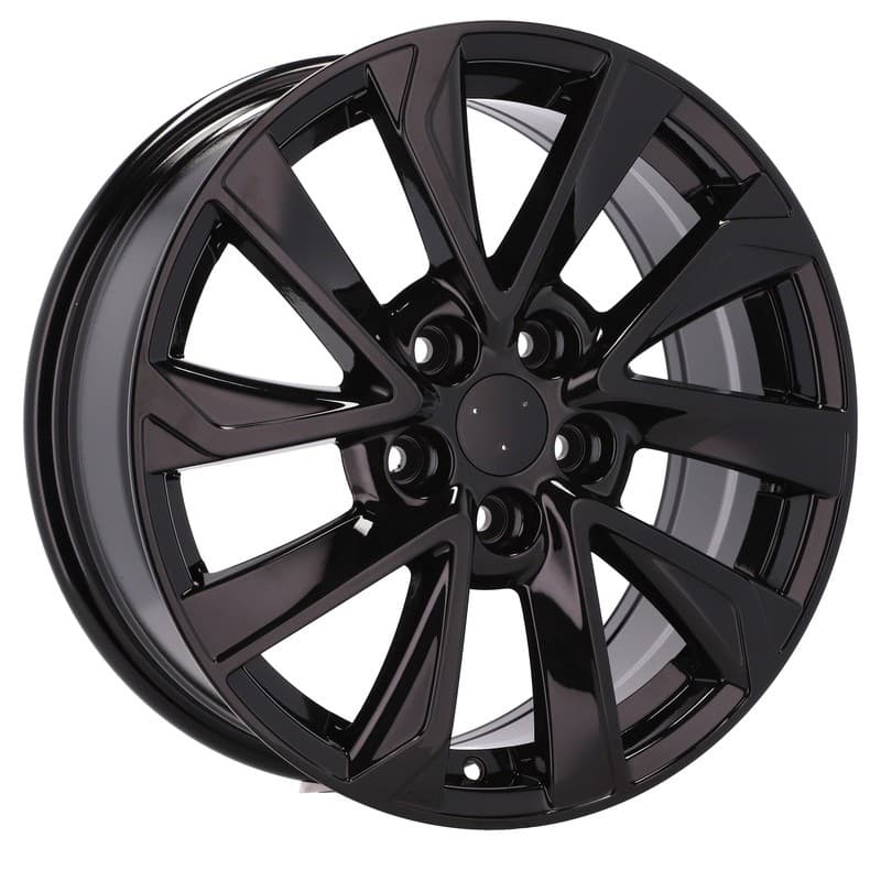 4 jantes 7.5 18 5x114.3 design toyota noir mat