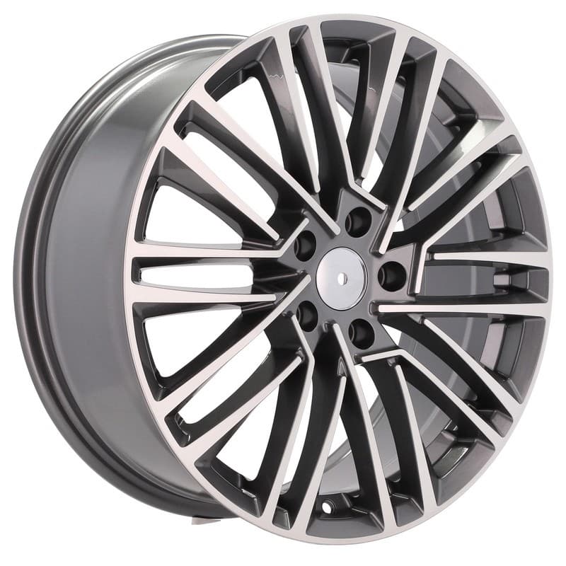 4 jantes 7.5 18 5x112 design skoda gris brillant