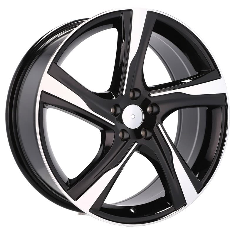 4 jantes 7.5 18 5x108 design volvo noir brillant