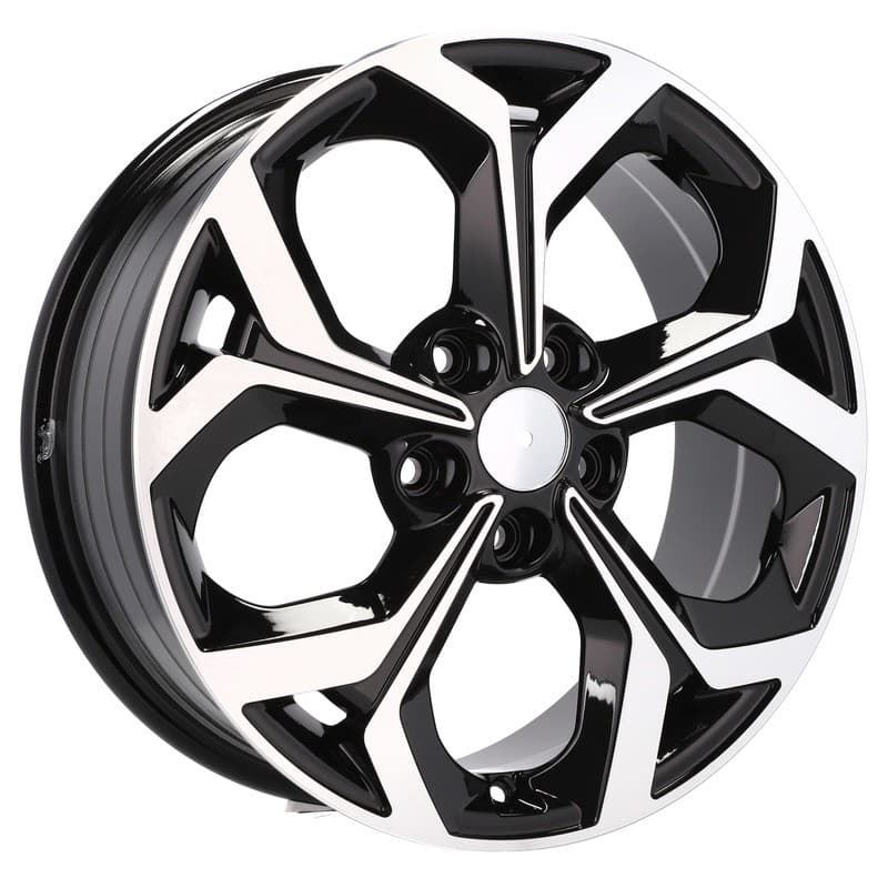 4 jantes 6.0 16 5x114.3 design kia noir brillant