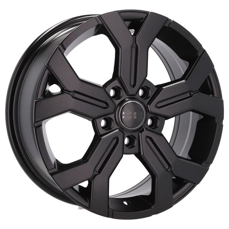 4 jantes 6.5 17 5x114.3 design dacia noir mat