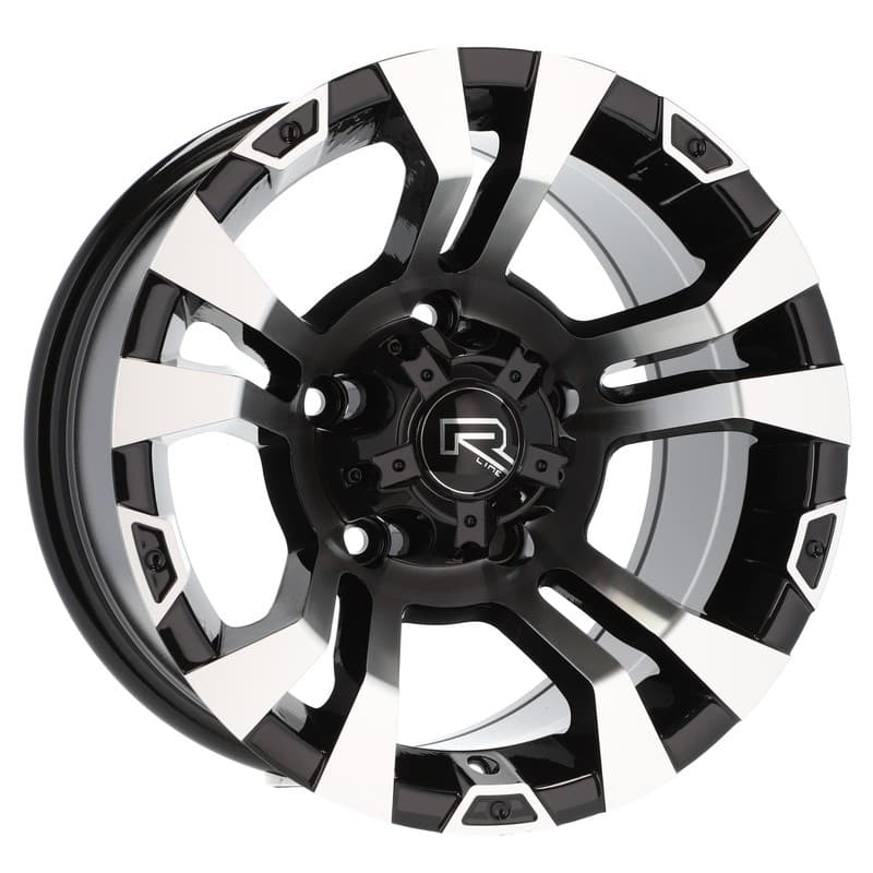 4 jantes 8.0 15 6x139.7 noir brillant