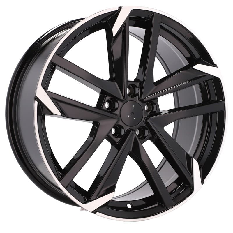 4 jantes 7.0 16 5x108 design peugeot noir mat