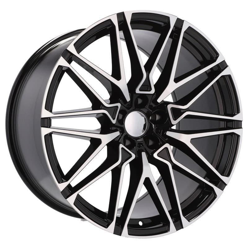 4 jantes 9.5 21 5x112 design bmw noir brillant