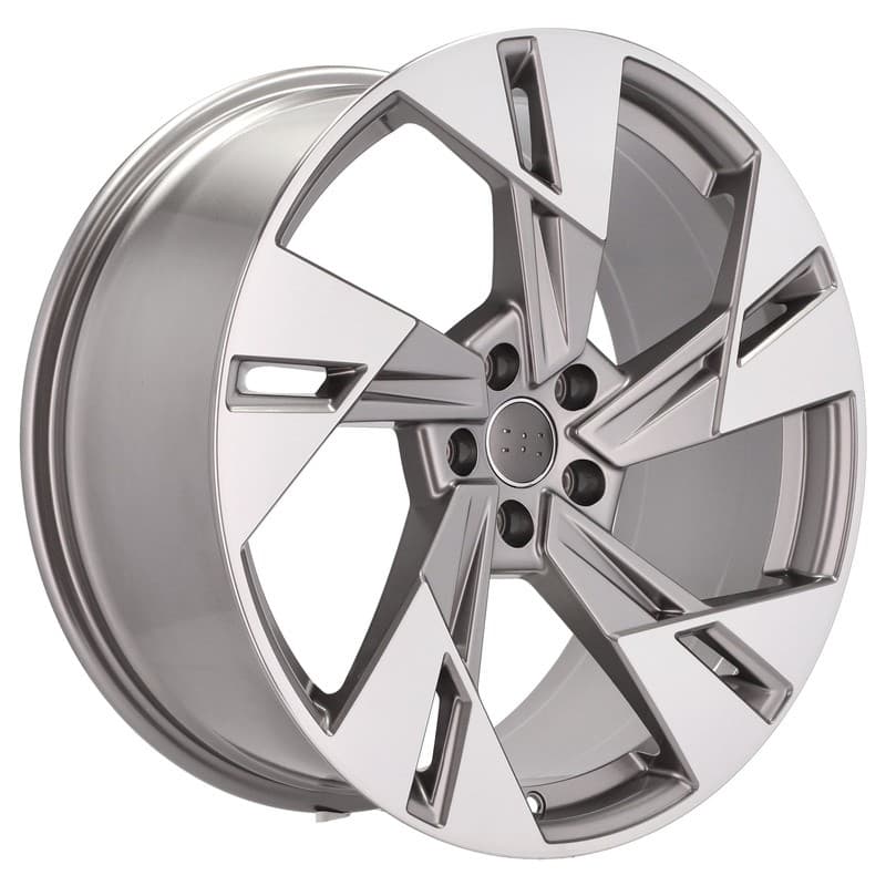 4 jantes 9.0 20 5x112 design audi gris brillant