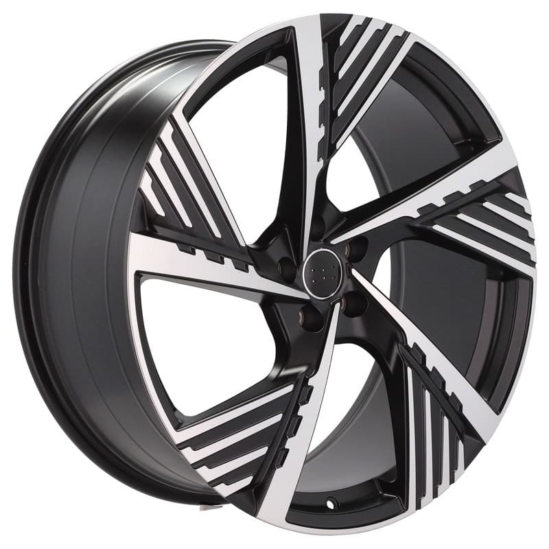 4 jantes 9.0 20 5x112 design audi noir mat