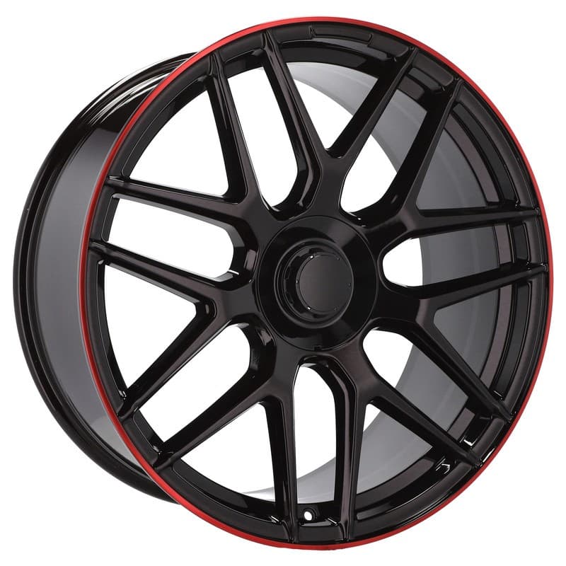 4 jantes 8.5 19 5x112 design mercedes noir mat