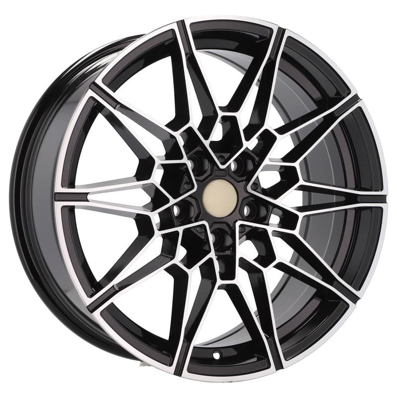 4 jantes 8.0 19 5x112 design bmw noir brillant