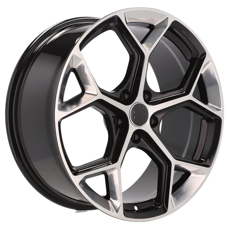4 jantes 8.5 19 5x112 design audi noir brillant