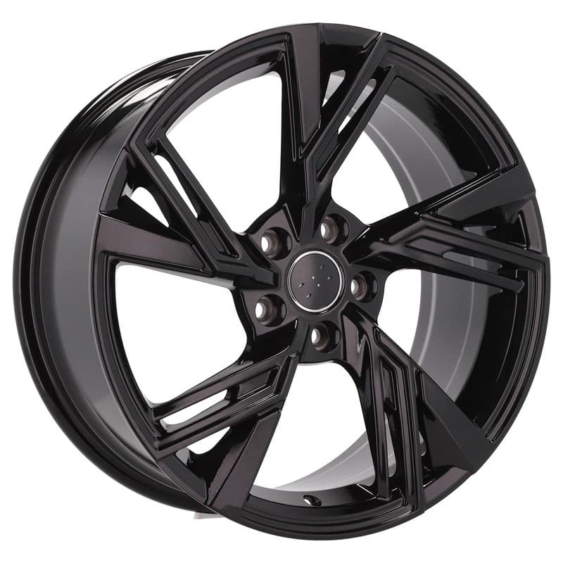4 jantes 8.5 19 5x112 design audi noir brillant