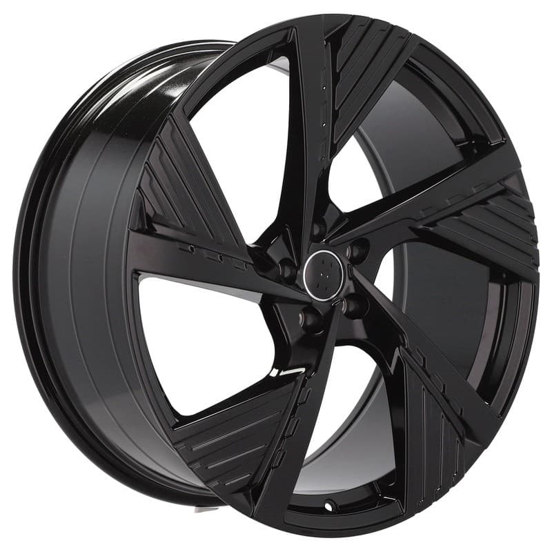4 jantes 8.0 19 5x112 design audi noir brillant