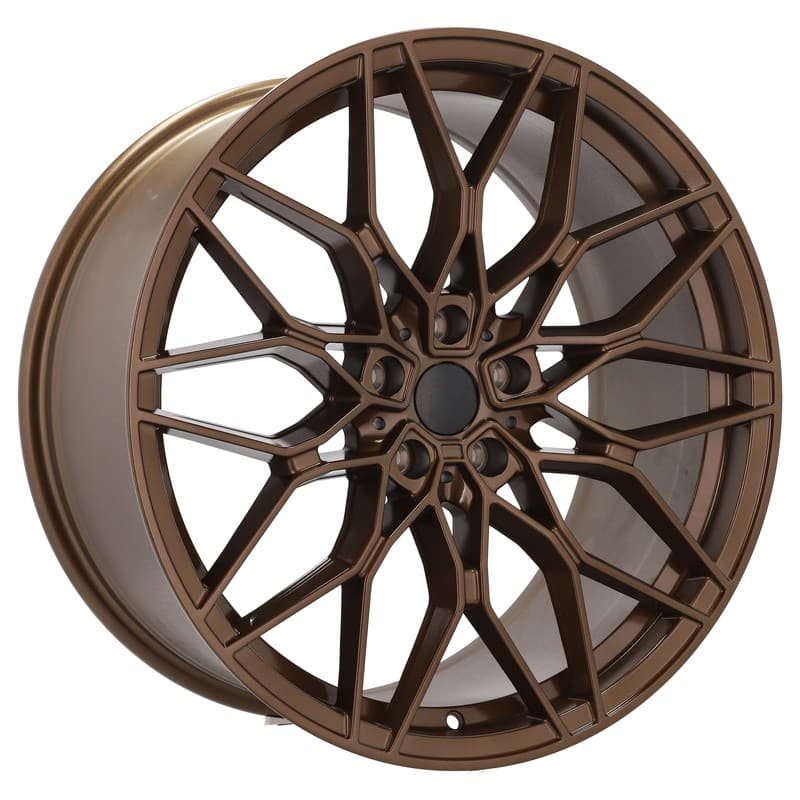 4 jantes 8.0 19 5x112 design bmw brun brillant