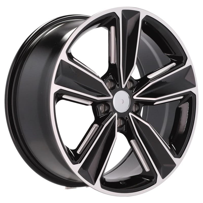 4 jantes 8.0 18 5x112 design audi noir brillant