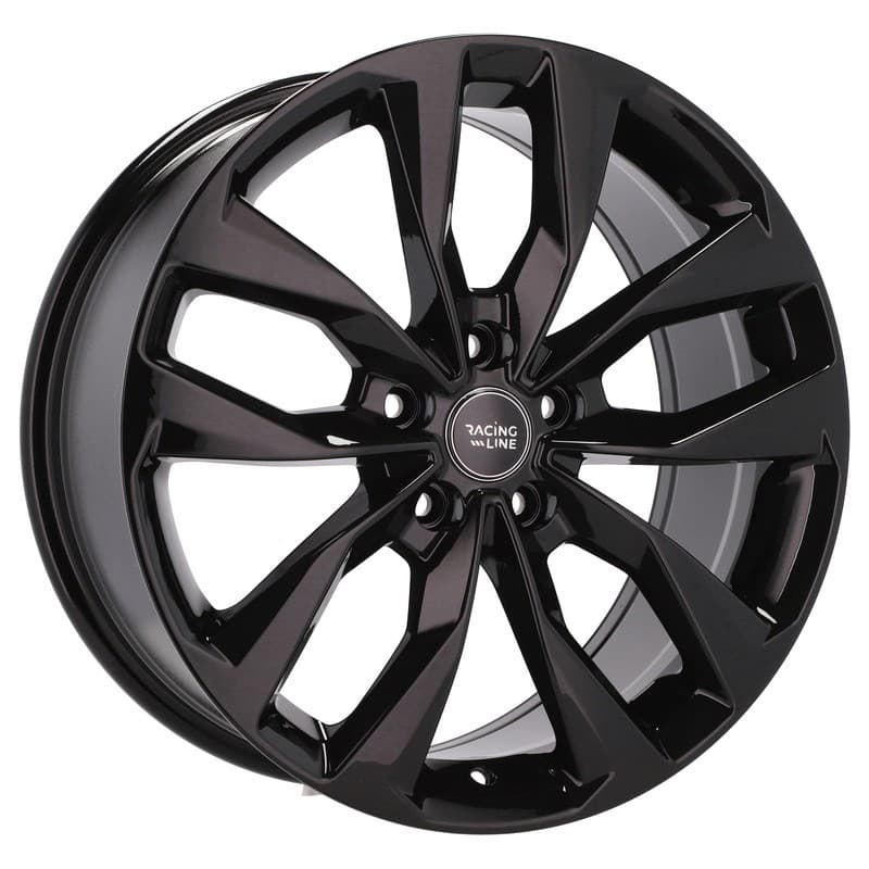 4 jantes 7.0 17 5x115 noir brillant