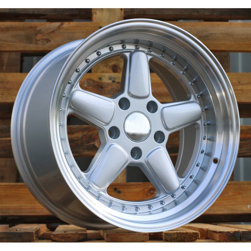 4 jantes 7.5 17 5x120 design bmw argent brillant