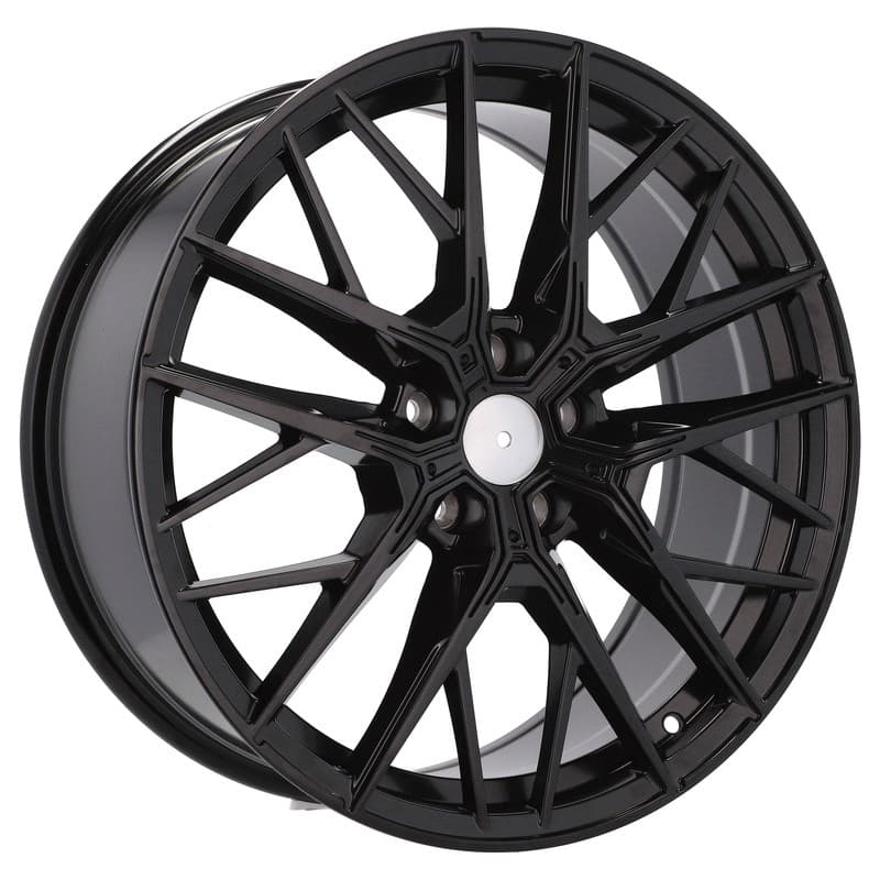 4 jantes 7.5 17 5x120 design bmw noir brillant