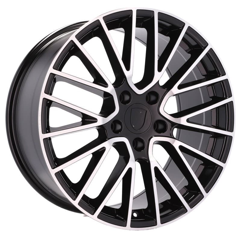 4 jantes 9.0 21 5x112 noir brillant