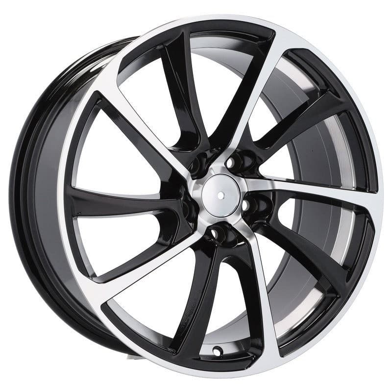 4 jantes 8.5 19 5x112 design audi noir brillant