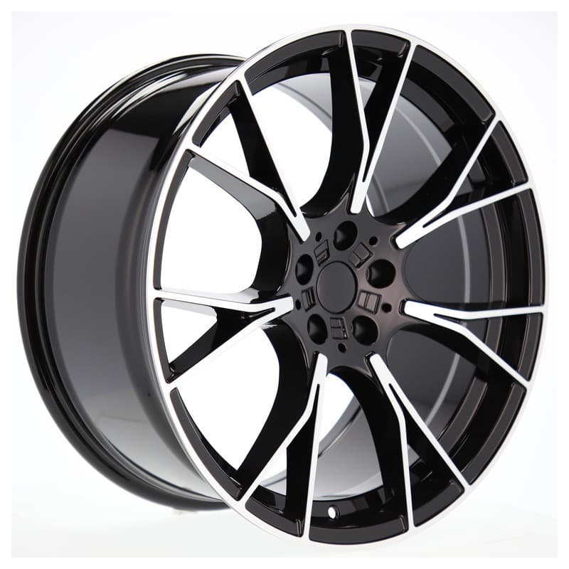 4 jantes 8.5 20 5x120 design bmw noir brillant