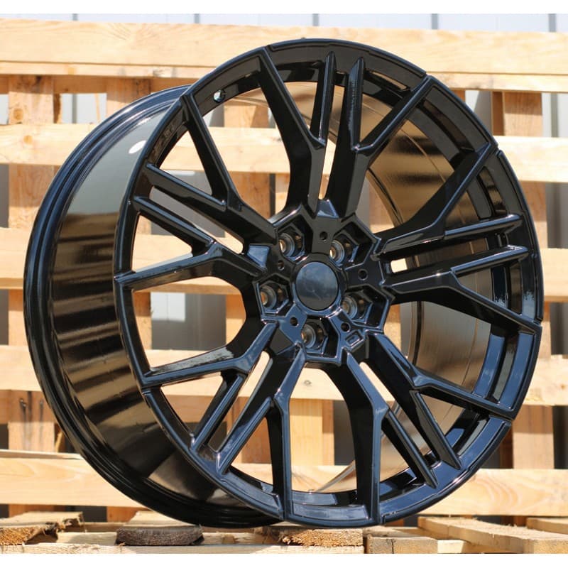 4 jantes 9.5 20 5x112 design bmw noir brillant