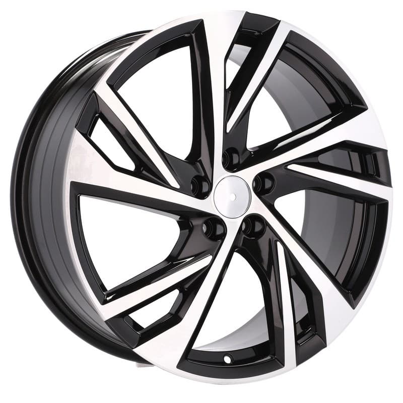 4 jantes 8.0 19 5x108 design volvo noir brillant