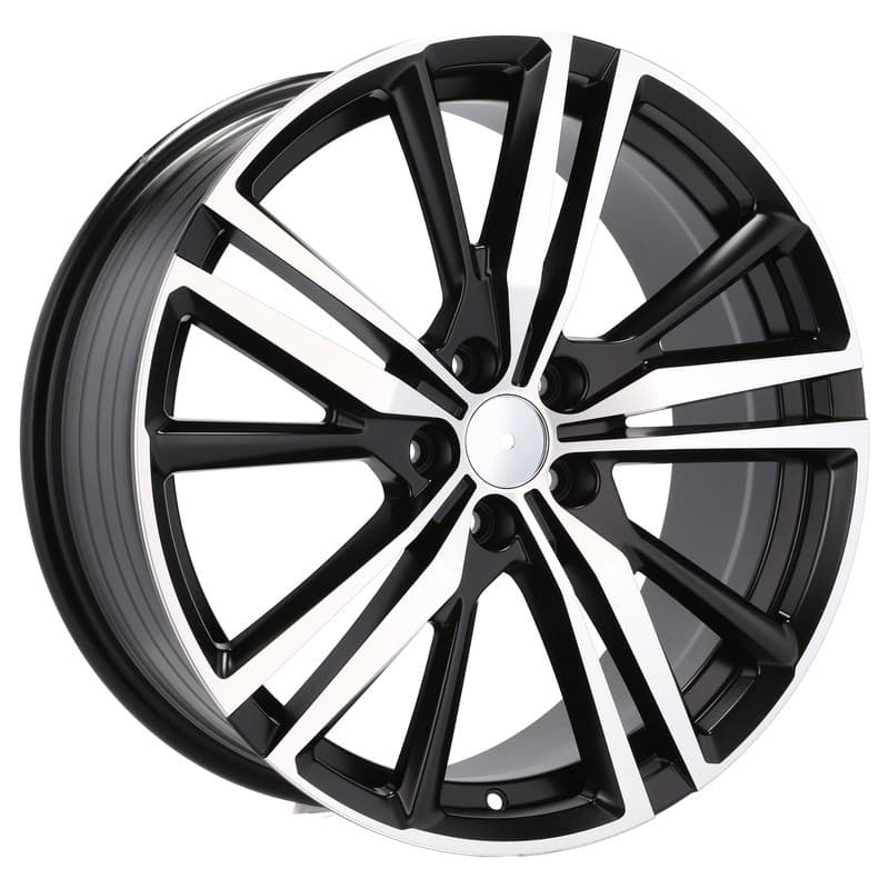 4 jantes 7.5 17 5x108 design volvo noir brillant