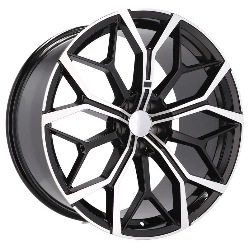 4 jantes 10.5 22 5x112 design bmw noir brillant