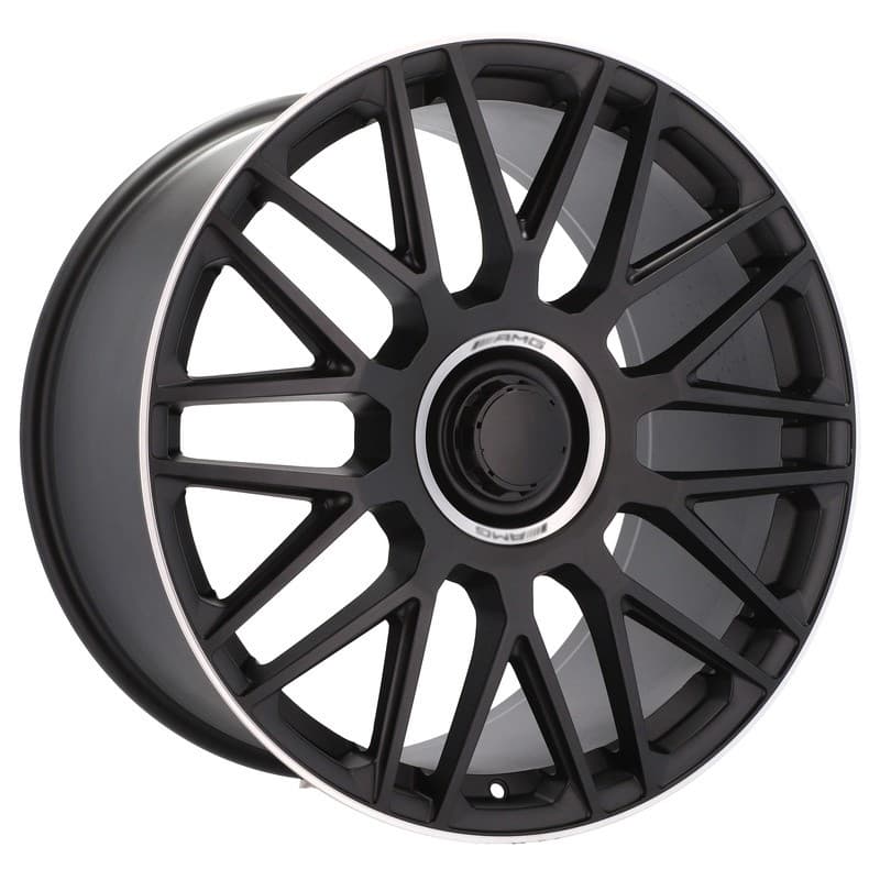 4 jantes 11.0 21 5x112 design mercedes noir mat