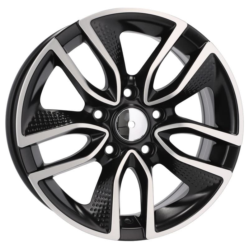 4 jantes 6.5 15 5x100 noir mat