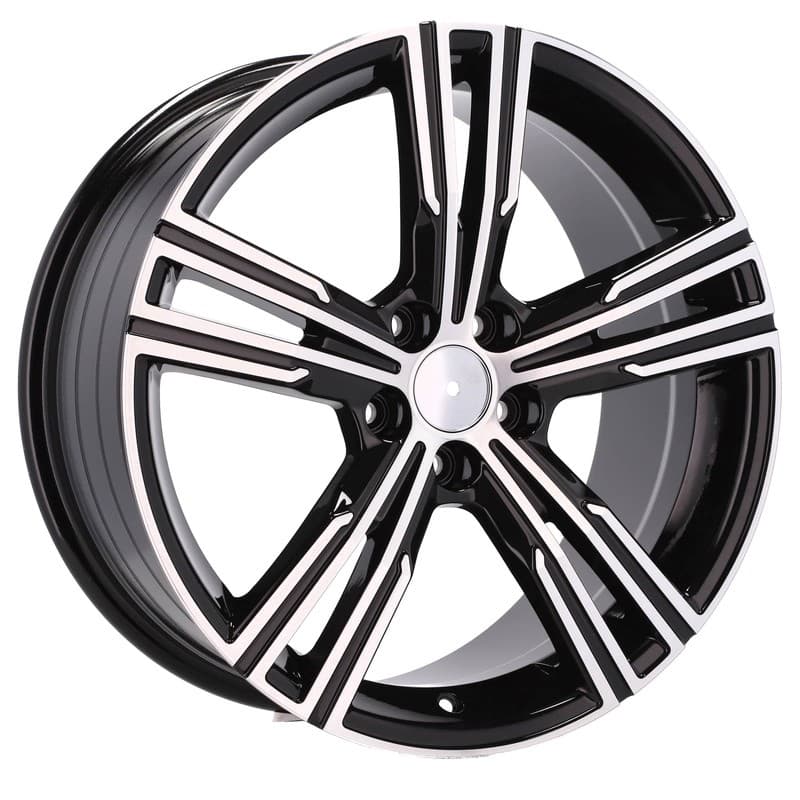 4 jantes 8.0 19 5x108 design volvo noir brillant