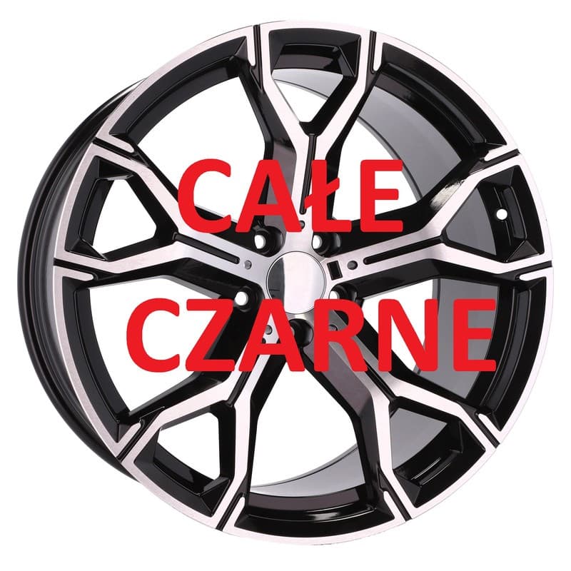 4 jantes 10.0 22 5x120 design bmw noir brillant