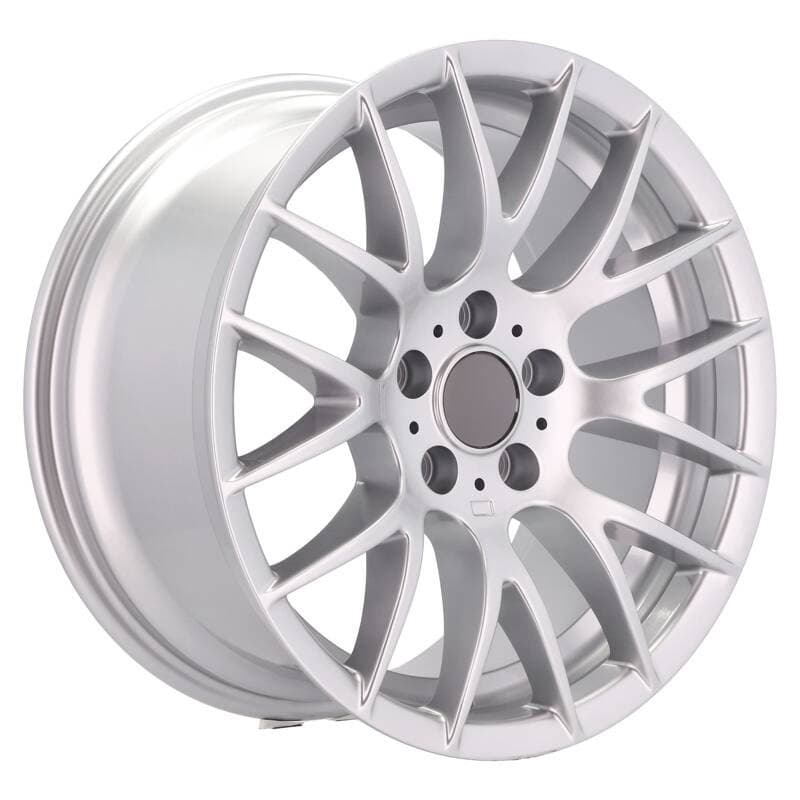 4 jantes 8.0 18 5x120 design bmw argent brillant
