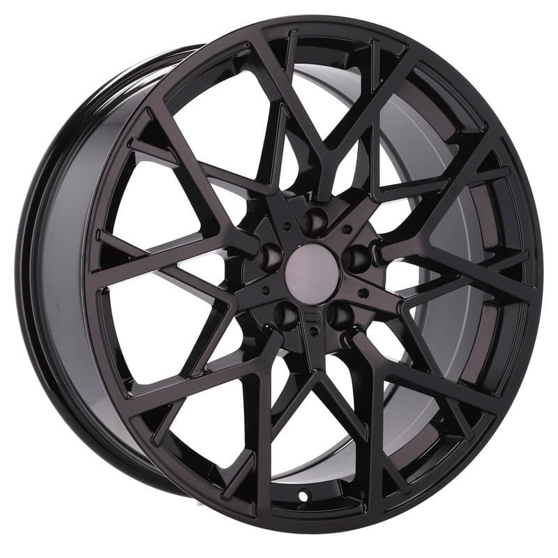 4 jantes 8.5 20 5x112 noir brillant