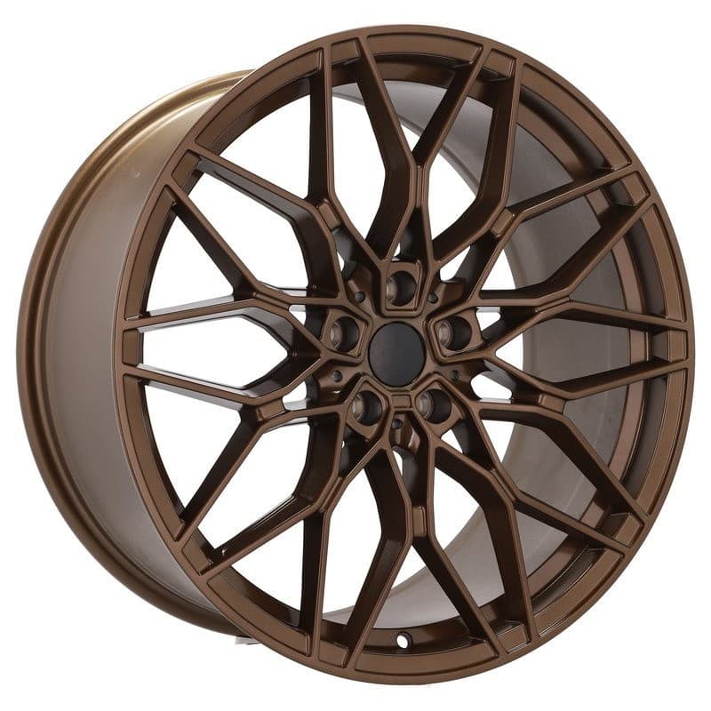 4 jantes 8.5 20 5x112 design bmw brun brillant