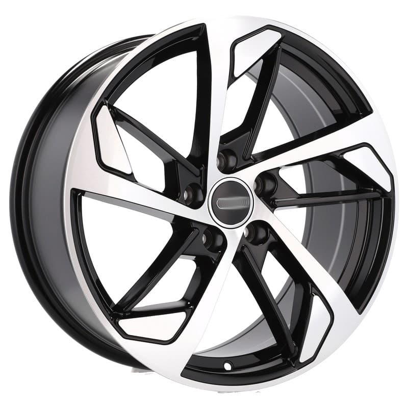 4 jantes 8.5 19 5x112 design audi noir brillant
