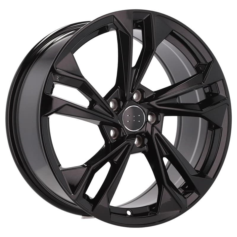 4 jantes 8.5 19 5x112 design audi noir brillant