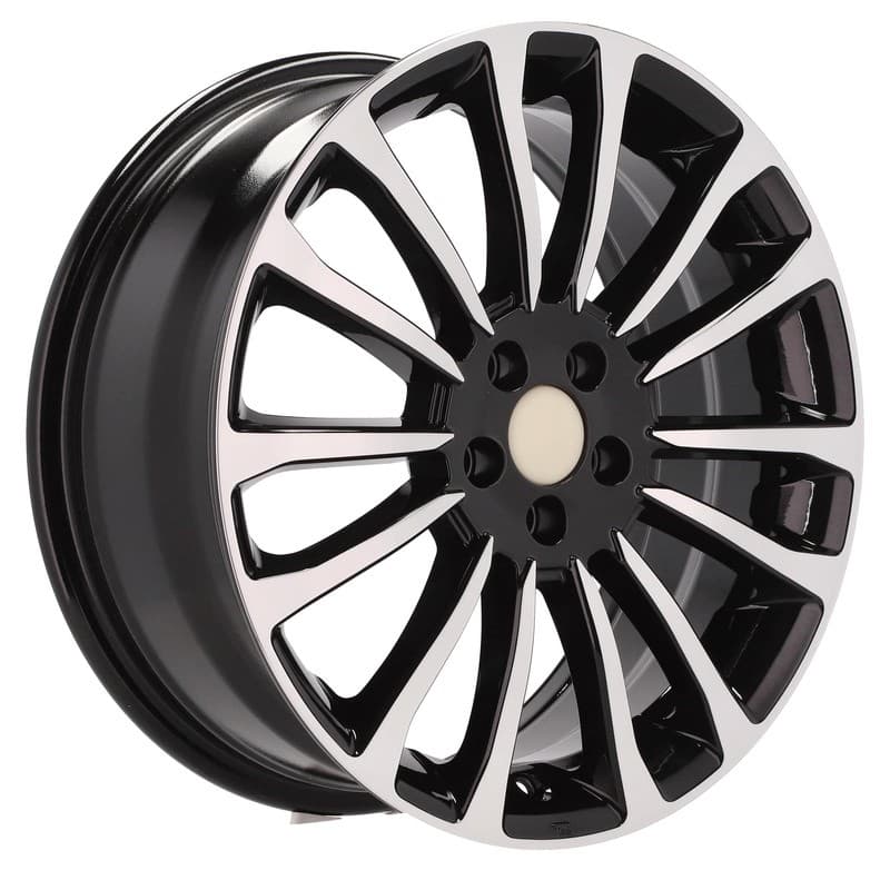4 jantes 6.5 16 5x98 design fiat noir brillant
