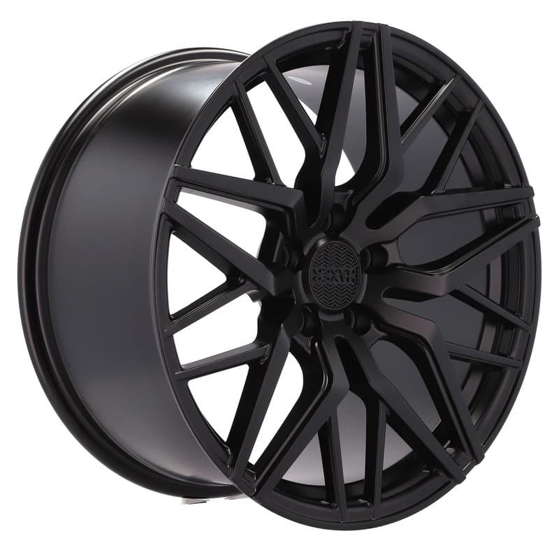 4 jantes 8.0 18 5x112 noir brillant